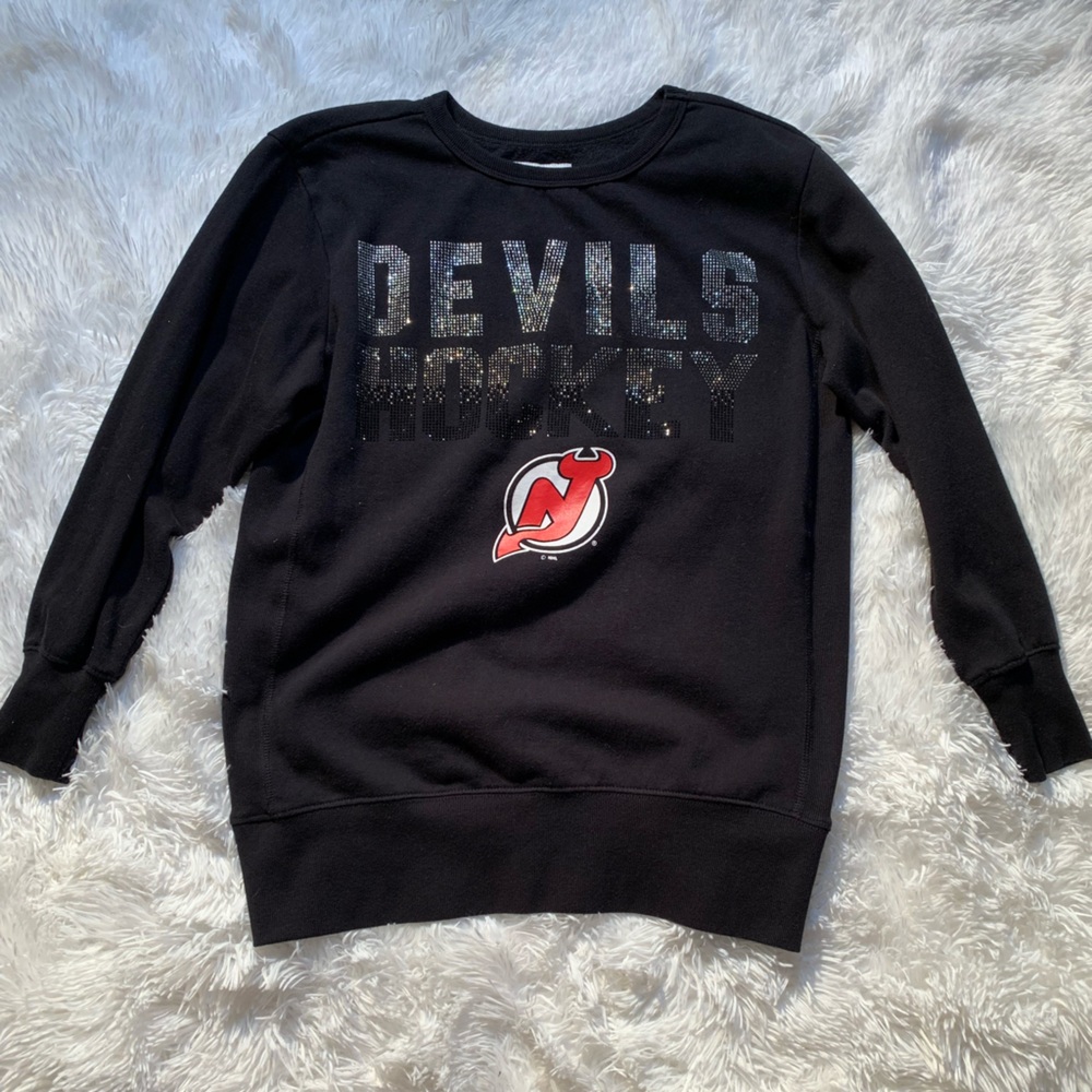 Jersey devils Sparkly sweatshirt